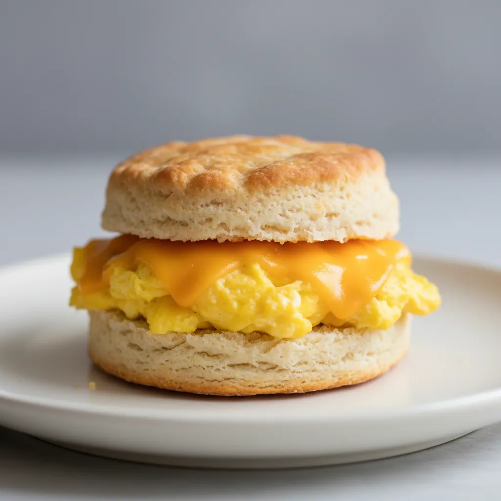 Egg & Cheese on a Buttermilk Biscuit
