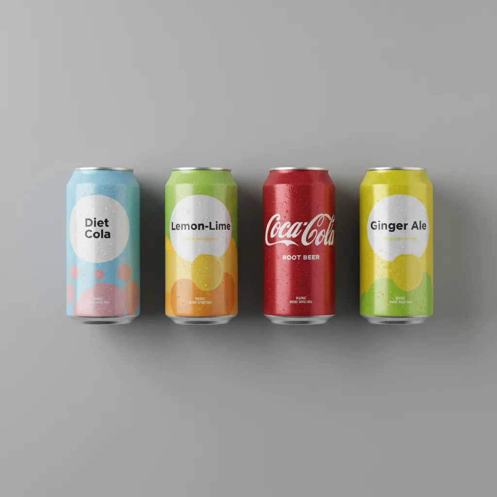 Assorted Individual Sodas — Assorted Diet Sodas