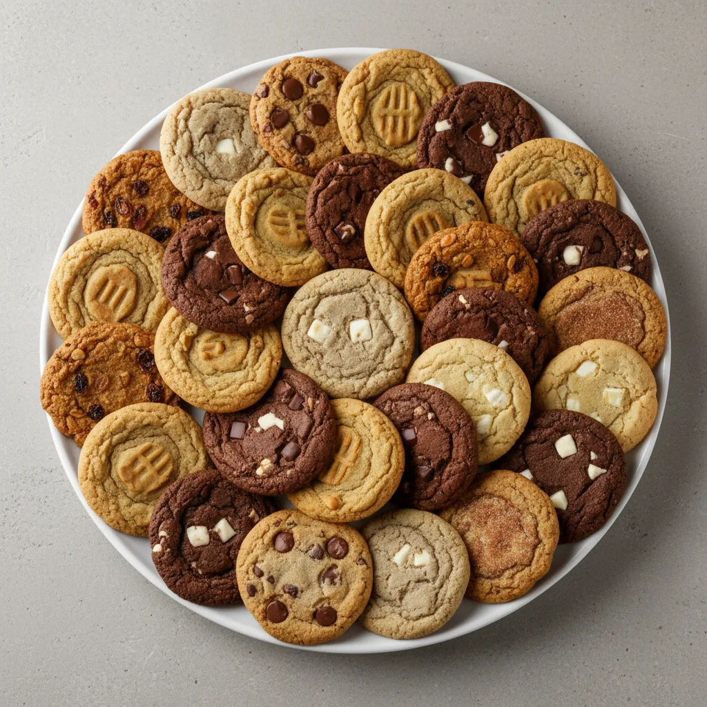 Assorted Freshly Baked Cookies (60 Pieces)
