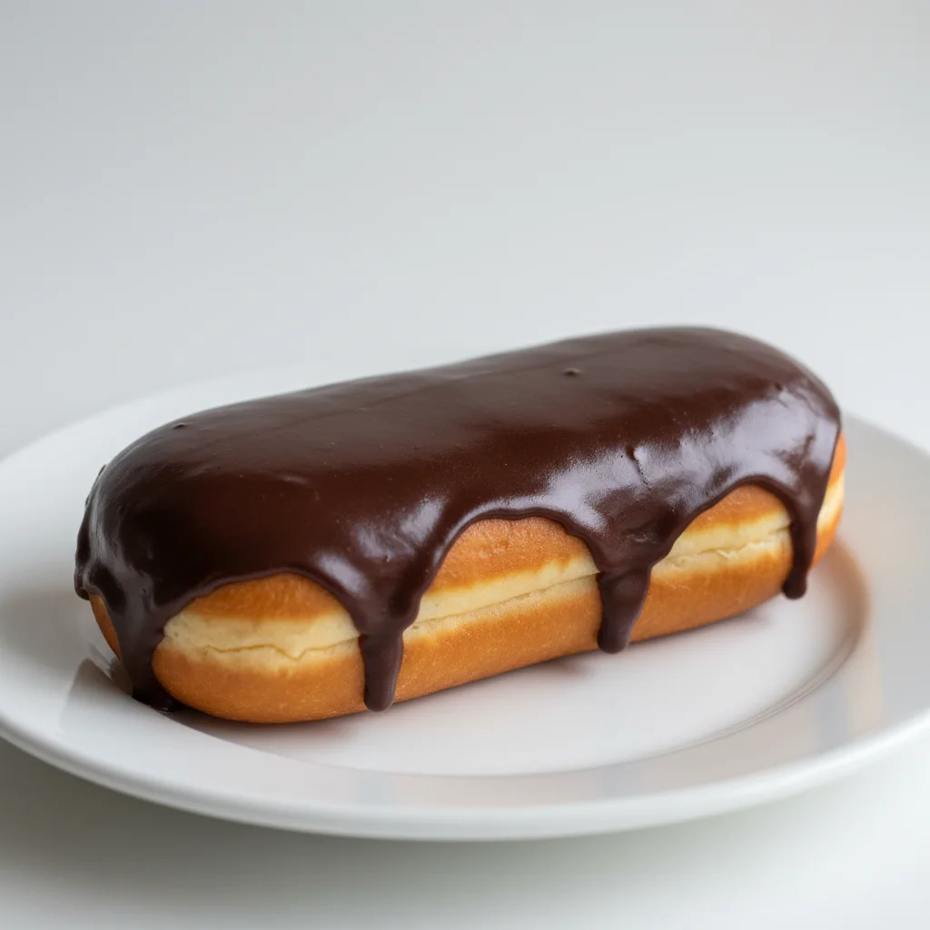 Individual Chocolate Iced Long Johns Donut