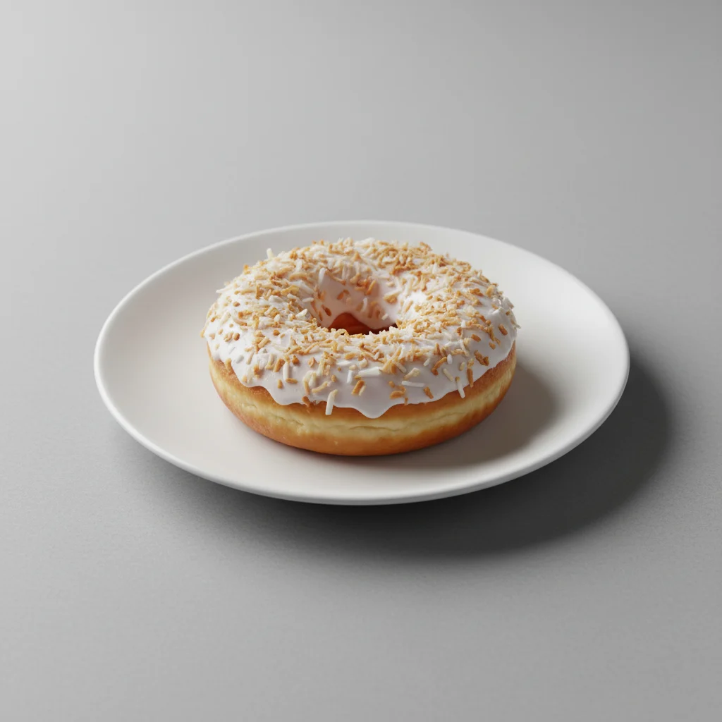 Individual Coconut Donut