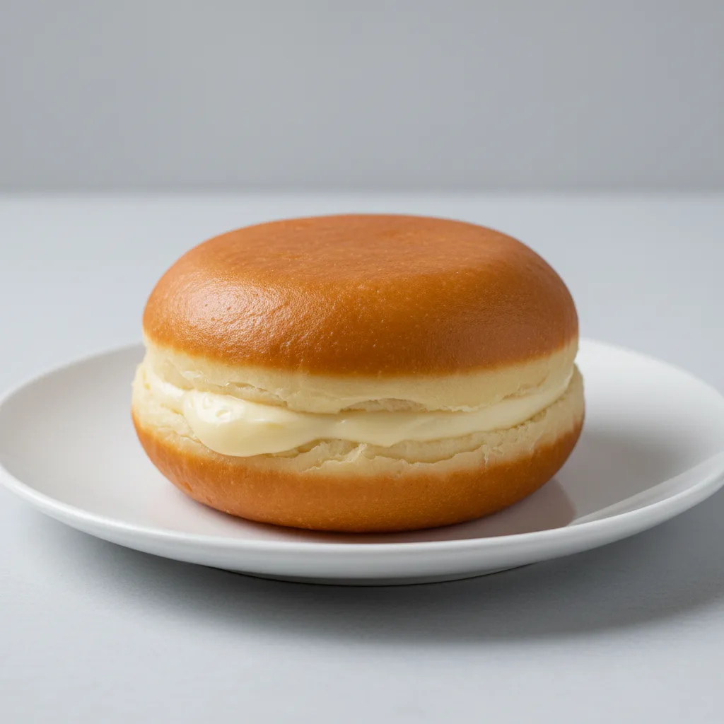 Individual Vanilla Crème Donut
