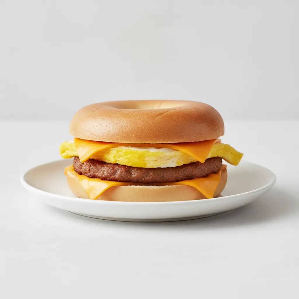Sausage, Egg & Cheese Bagel Sandwich
