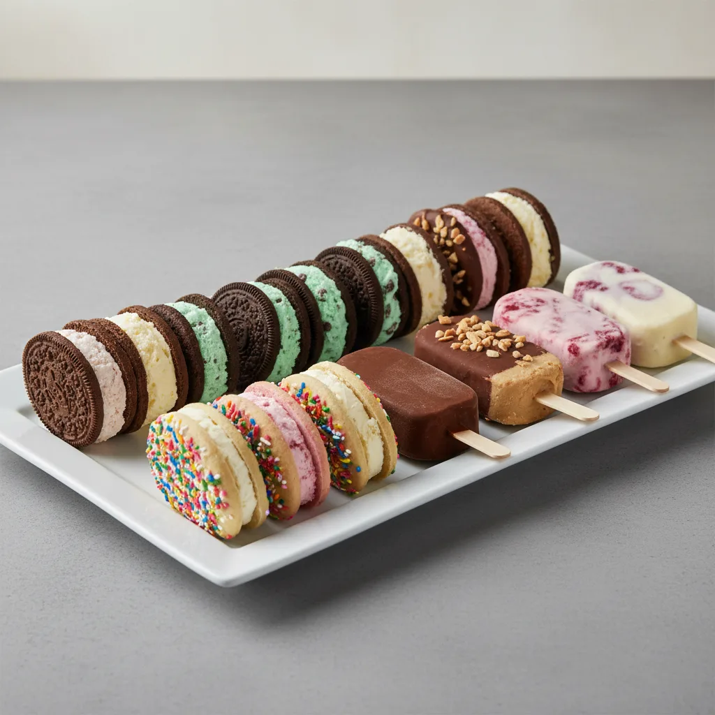 Assorted 12 Ice Cream Sandwiches and Bars Assorted 12 Ice Cream Sandwiches and Bars