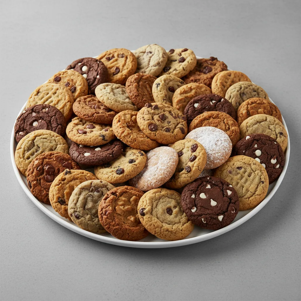 Assorted Freshly Baked Cookies (60 Pieces) Assorted Freshly Baked Cookies (60 Pieces)