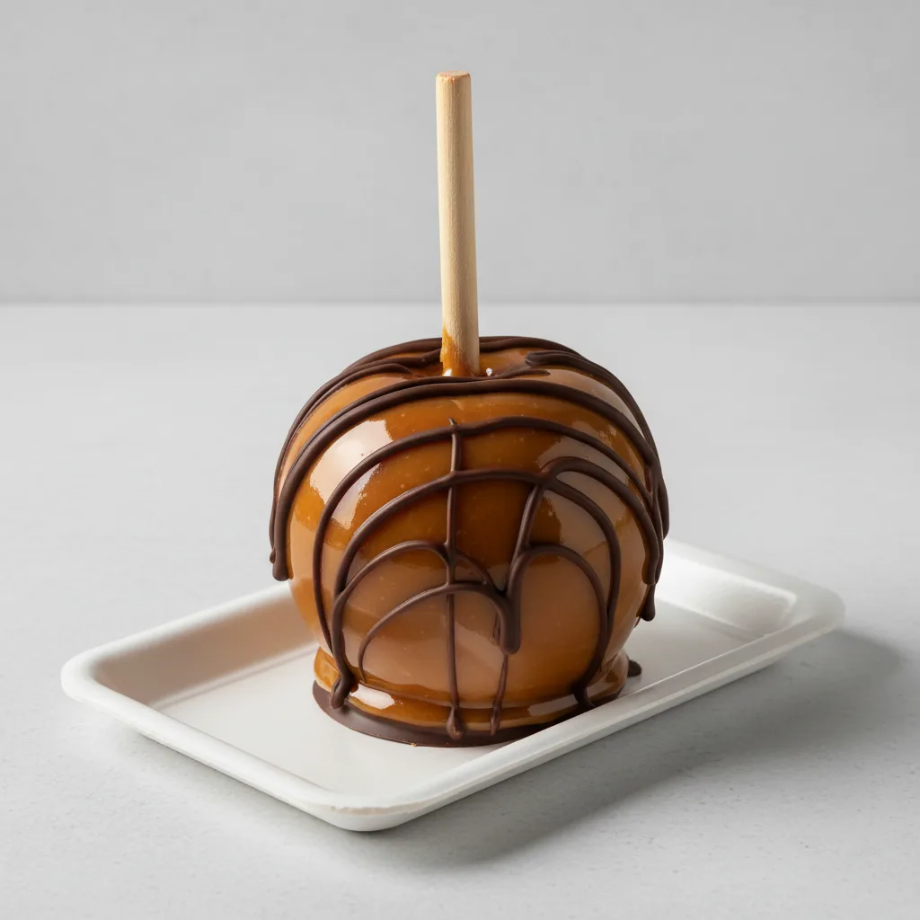 Candied Apple w/ Chocolate (Tray) Candied Apple w/ Chocolate (Tray)