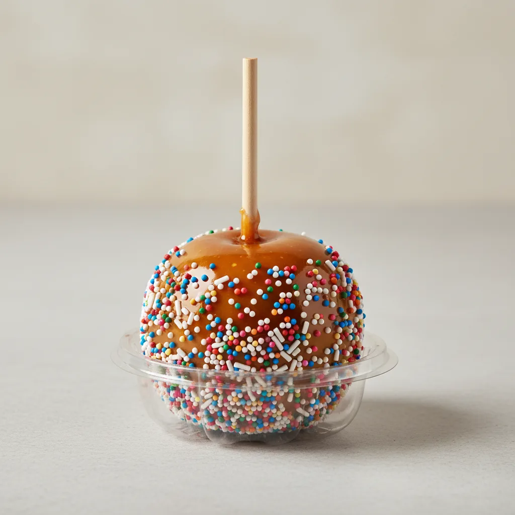 Candied Apple w/ Sprinkles (Tray) Candied Apple w/ Sprinkles (Tray)