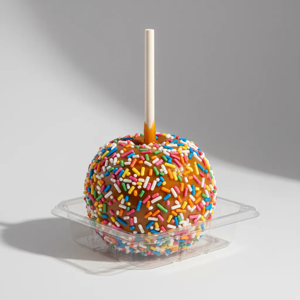 Taffy Apple w/ Sprinkles (Tray) Taffy Apple w/ Sprinkles (Tray)