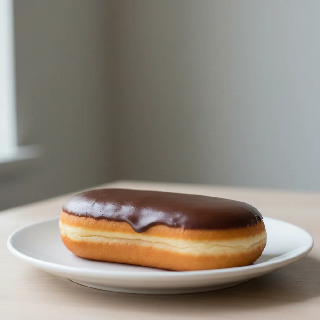 Individual Chocolate Iced Long Johns Donut Individual Chocolate Iced Long Johns Donut