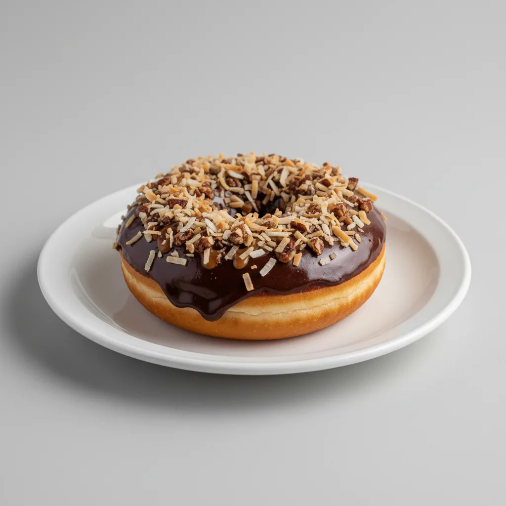Individual German Chocolate Donut Individual German Chocolate Donut
