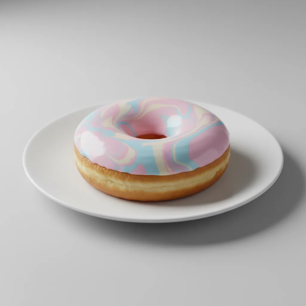 Individual Marble Rings Donut Individual Marble Rings Donut