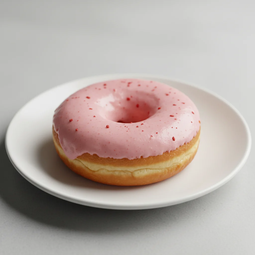 Individual Strawberry Iced Rings (Seasonal) Donut Individual Strawberry Iced Rings (Seasonal) Donut