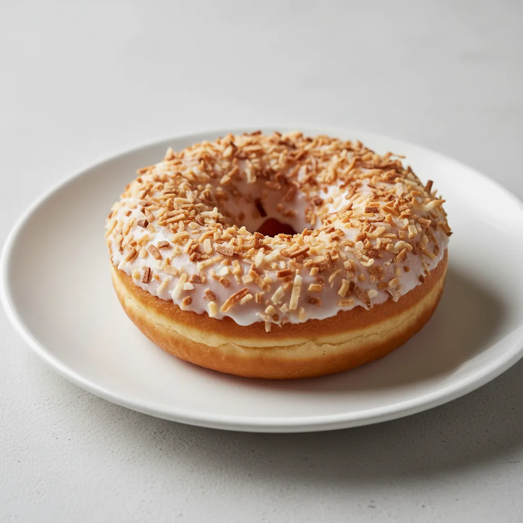 Individual Toasted Coconut Donut Individual Toasted Coconut Donut