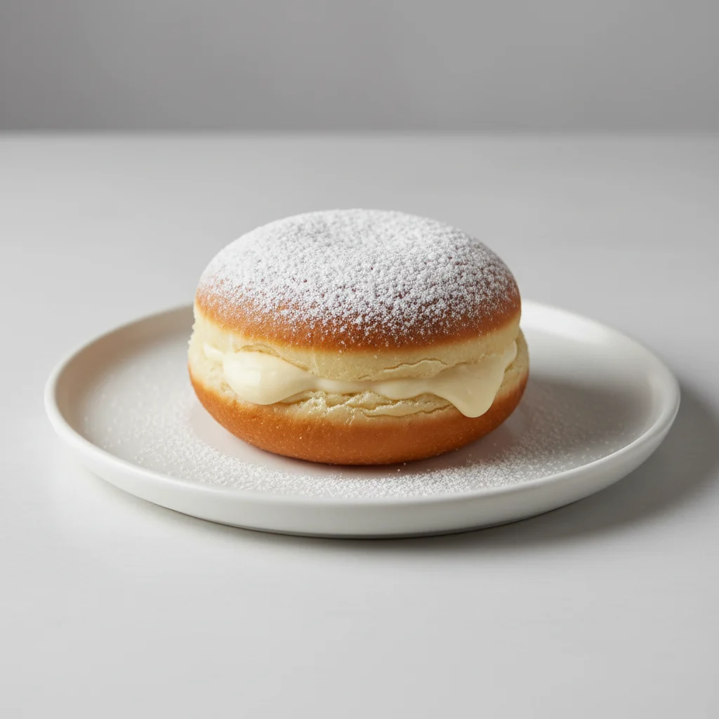 Individual Vanilla Crème Donut Individual Vanilla Crème Donut