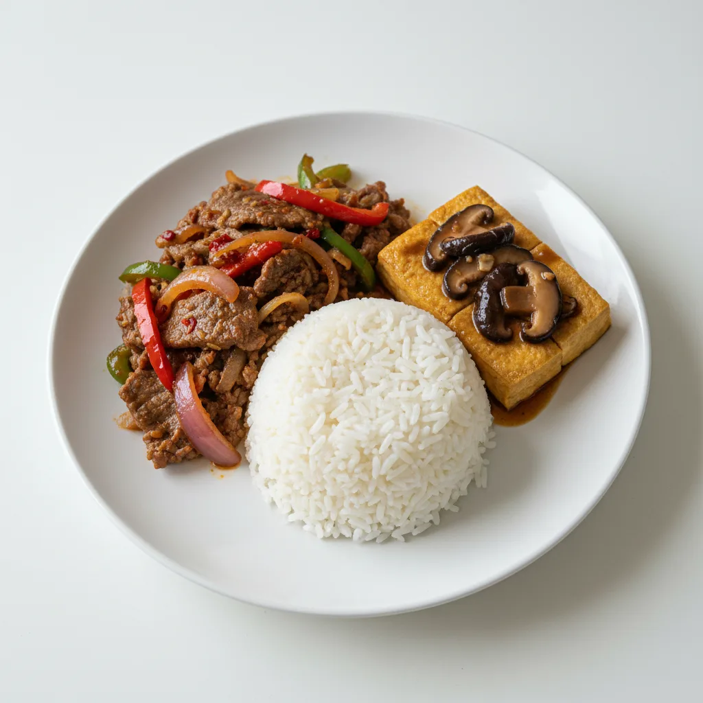 Cumin Beef Stir Fry With Egg Tofu Cumin Beef Stir Fry With Egg Tofu