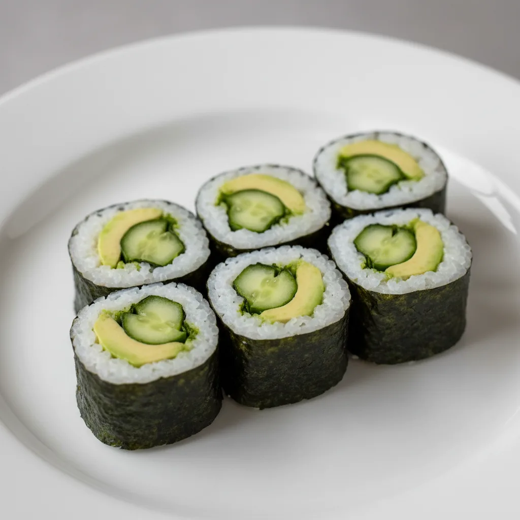 Avocado Cucumber Roll Avocado Cucumber Roll