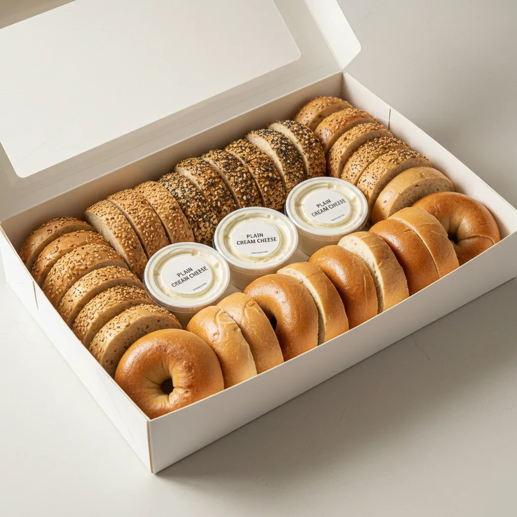 Bagel and Cream Cheese Box