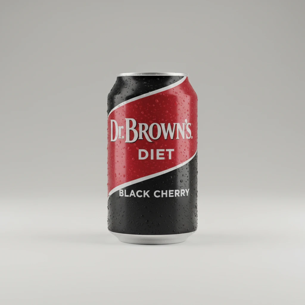 Dr. Brown's Soda — Diet Black Cherry