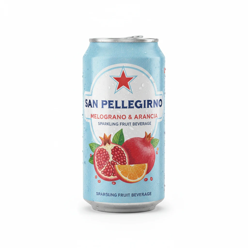 San Pellegrino Soda — Pomegranate Orange