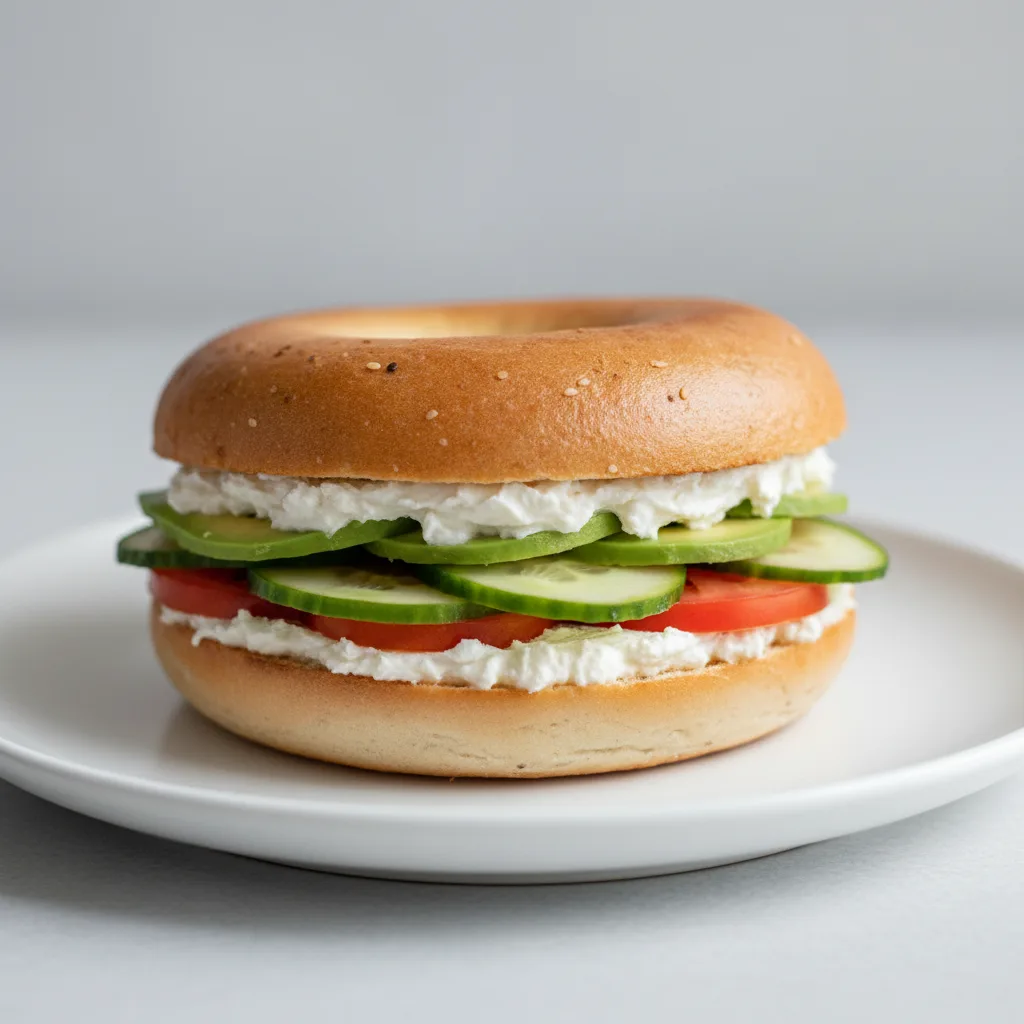 Vegan Bagel Breakfast Sandwich