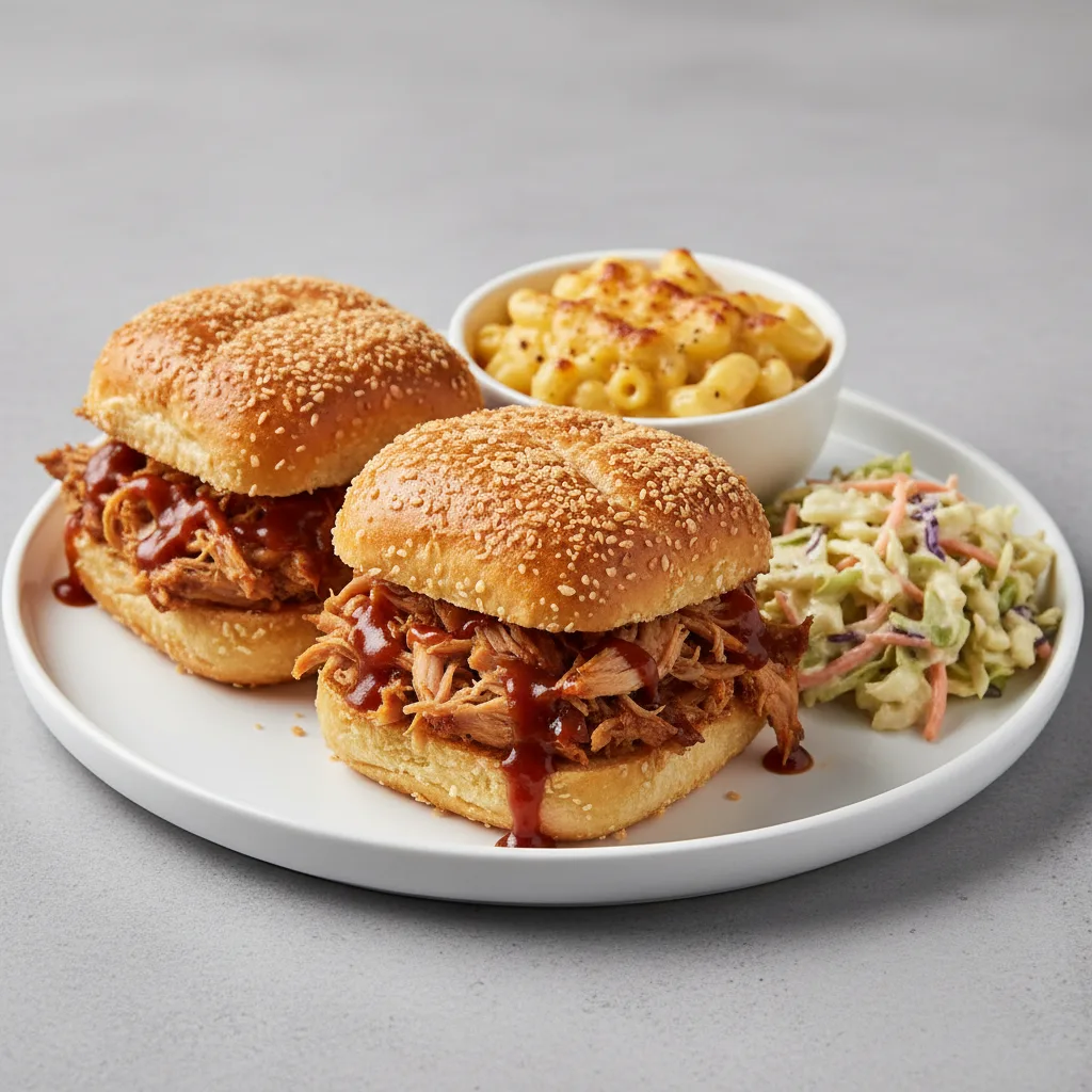 Smokey Bbq Chicken Sliders Smokey Bbq Chicken Sliders