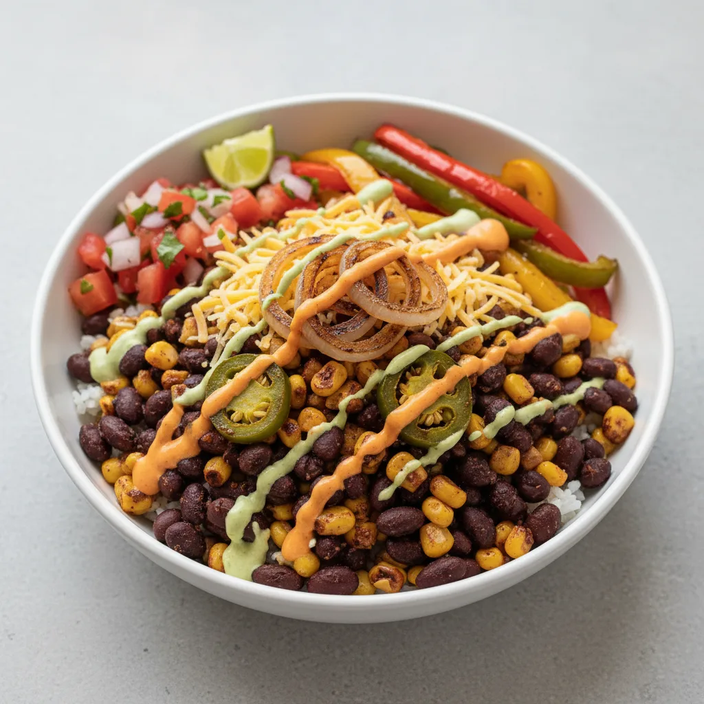 Black Beans and Chipotle Corn Rice Bowl Black Beans and Chipotle Corn Rice Bowl