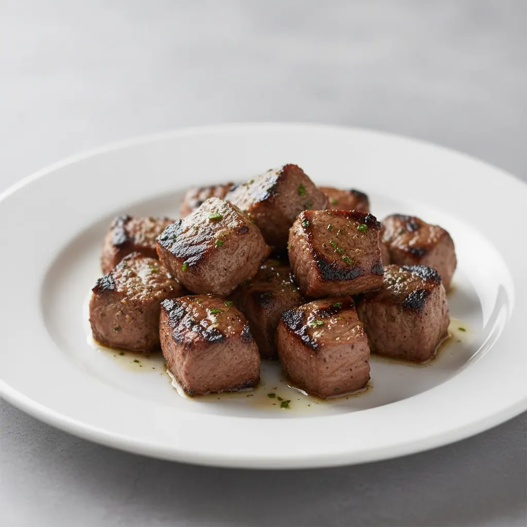 Grilled Steak Tips with Herb Finish Grilled Steak Tips with Herb Finish