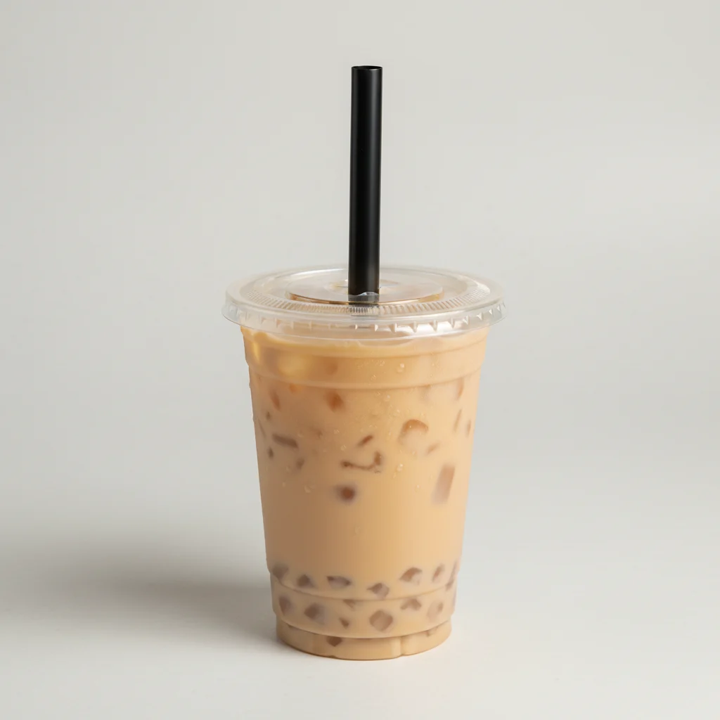 25% Sweetness Four Seasons Milk Tea with Lychee Jelly [16 oz]