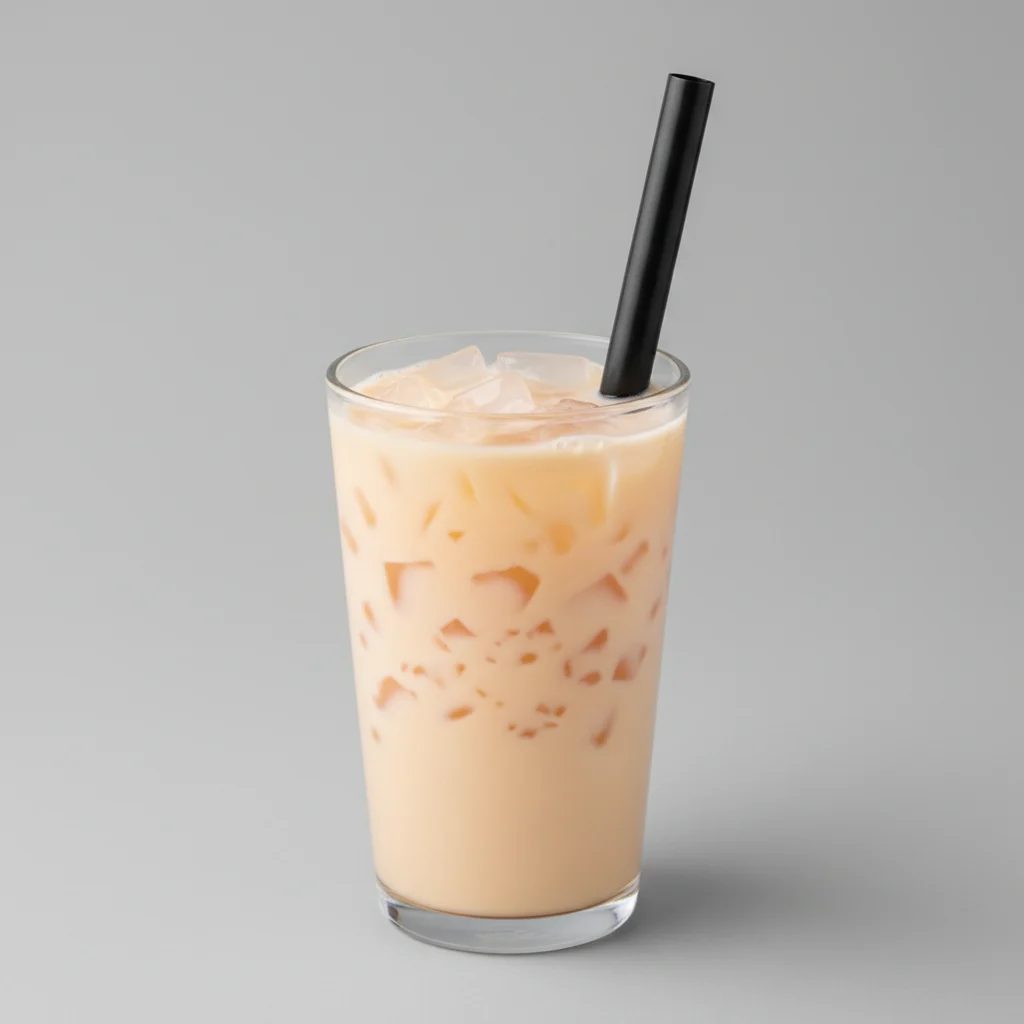 25% Sweetness Orange Yakult with Lychee Jelly [16 oz]