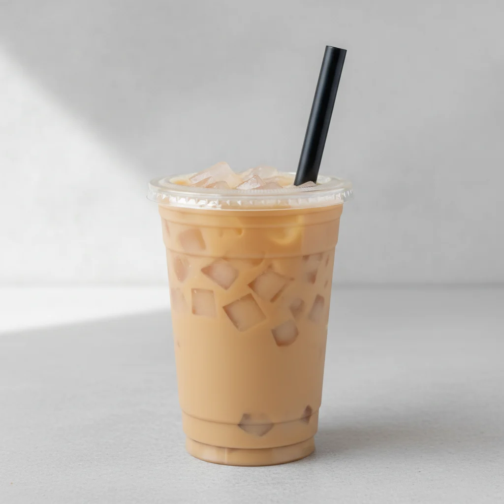 50% Sweetness Four Seasons Milk Tea with Lychee Jelly [16 oz]