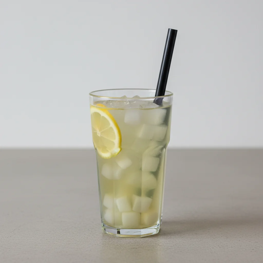 Fresh Lemon Green Tea with Lychee Jelly [24 oz]
