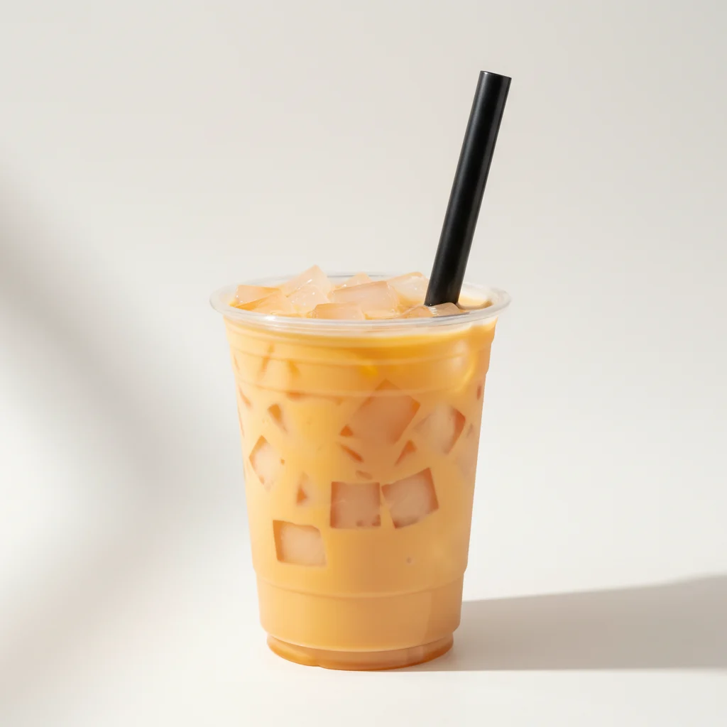 Orange Yakult with Lychee Jelly [24 oz]