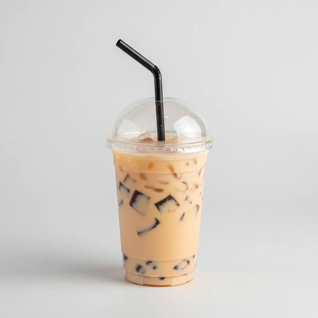 25% Sweetness Orange Yakult with Grass Jelly [16 oz]