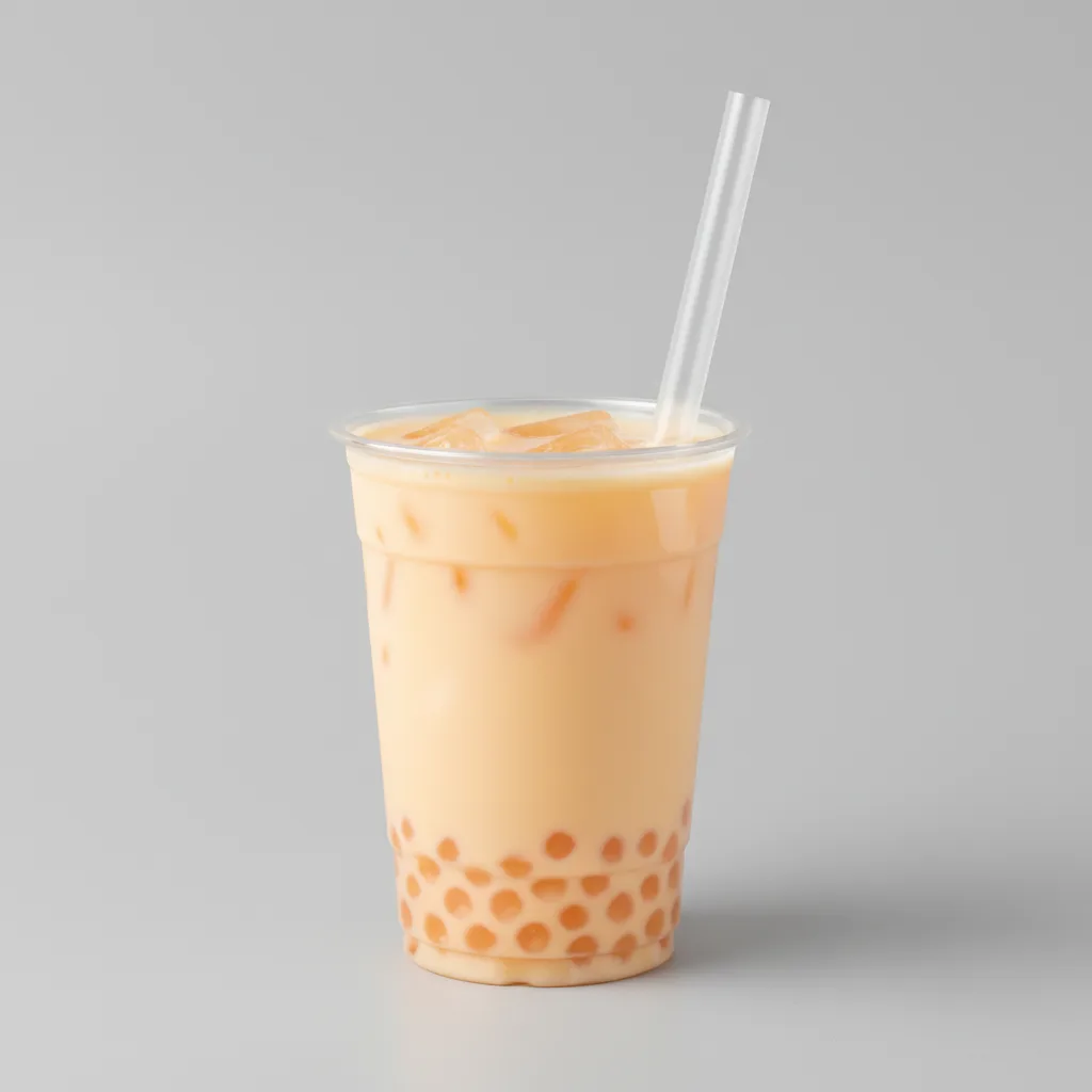 Orange Yakult with Crystal Boba [24 oz]