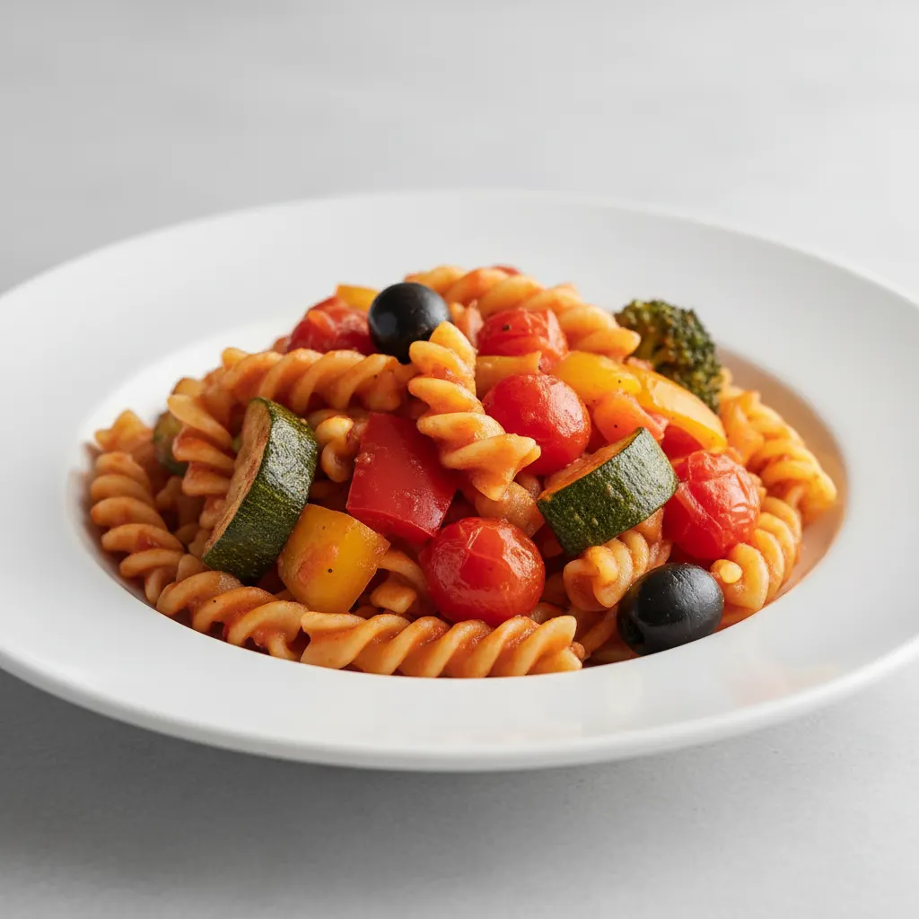Vegan Pasta – Marinara Vegetables Vegan Pasta – Marinara Vegetables