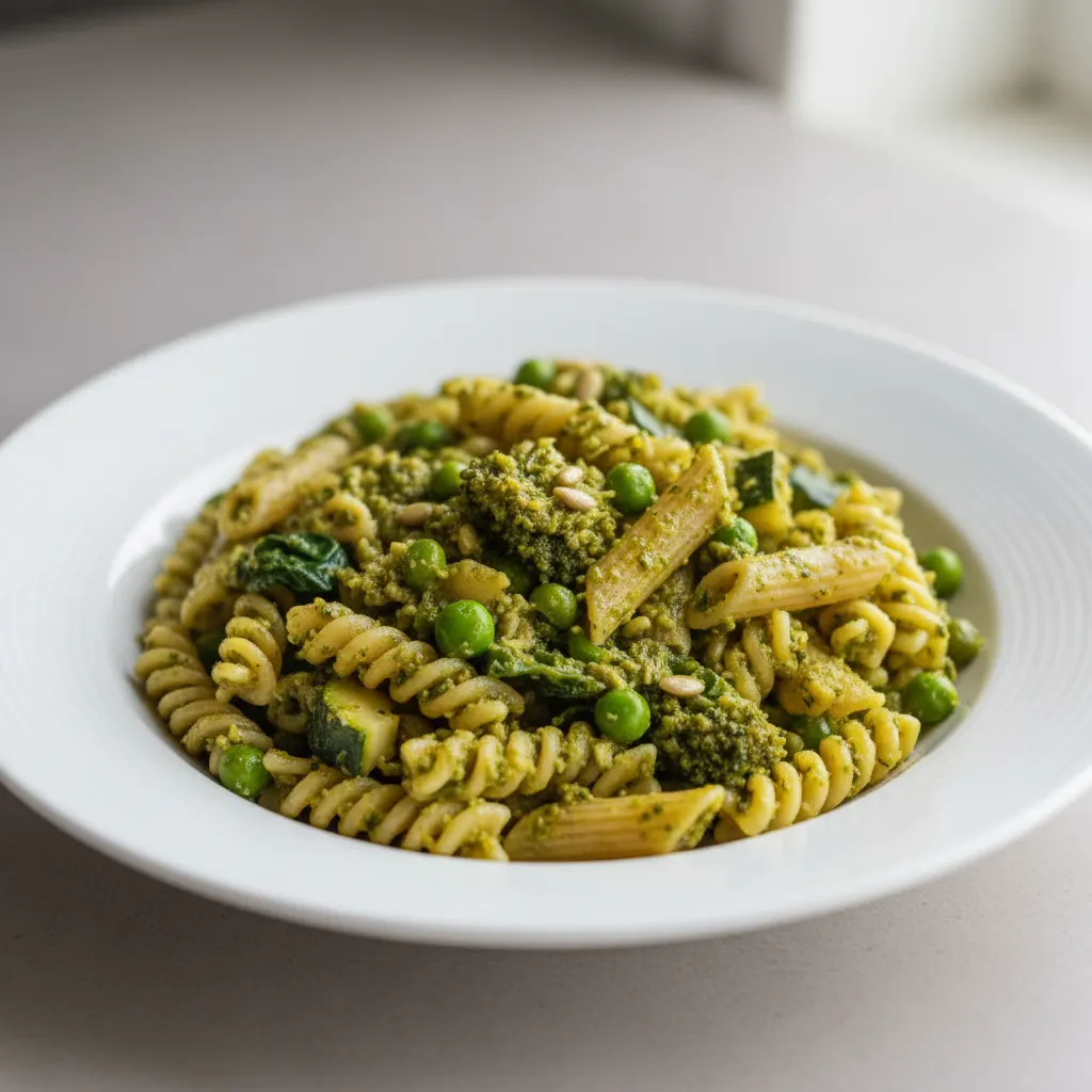 Vegan Pasta – Vegetable Pesto Vegan Pasta – Vegetable Pesto