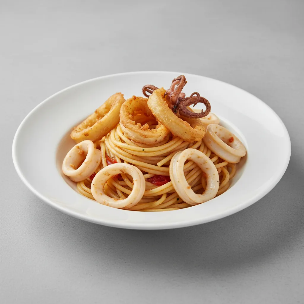 Calamari & Squid Pasta Calamari & Squid Pasta