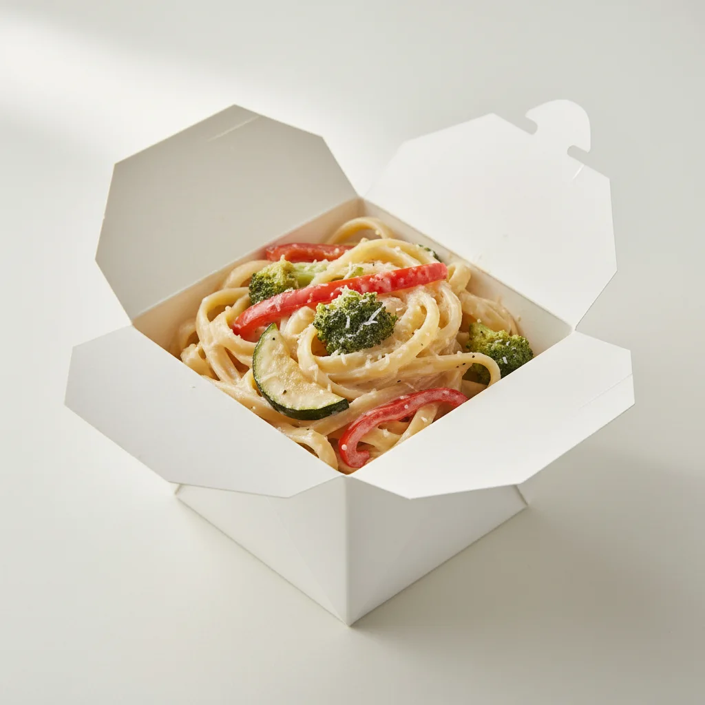 Pasta With Vegetables - Alfredo Pasta With Vegetables - Alfredo