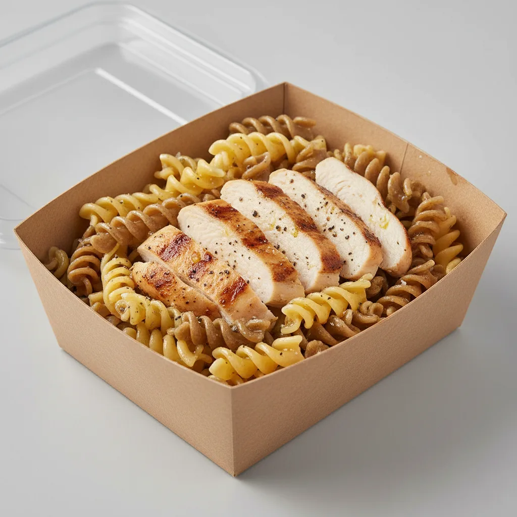 Pasta With Chicken - Olive Oil Pasta With Chicken - Olive Oil