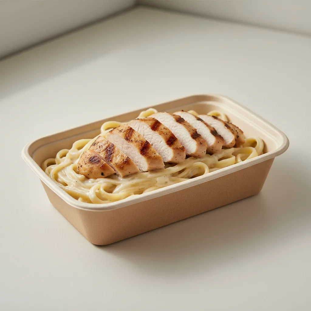 Pasta With Chicken - Alfredo Pasta With Chicken - Alfredo