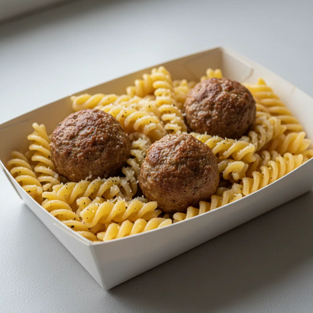 Pasta With Meatballs - Olive Oil Pasta With Meatballs - Olive Oil
