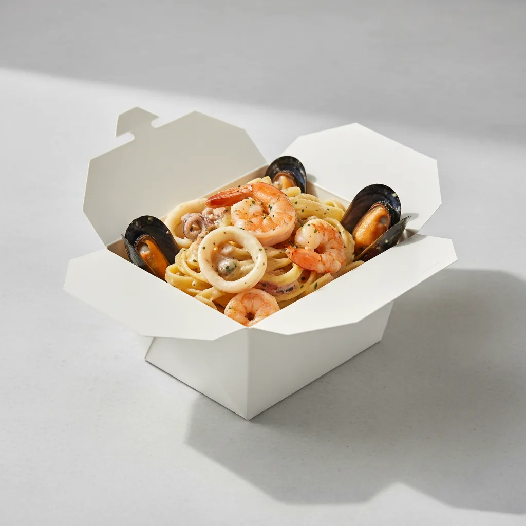 Pasta With Seafood - Alfredo Pasta With Seafood - Alfredo