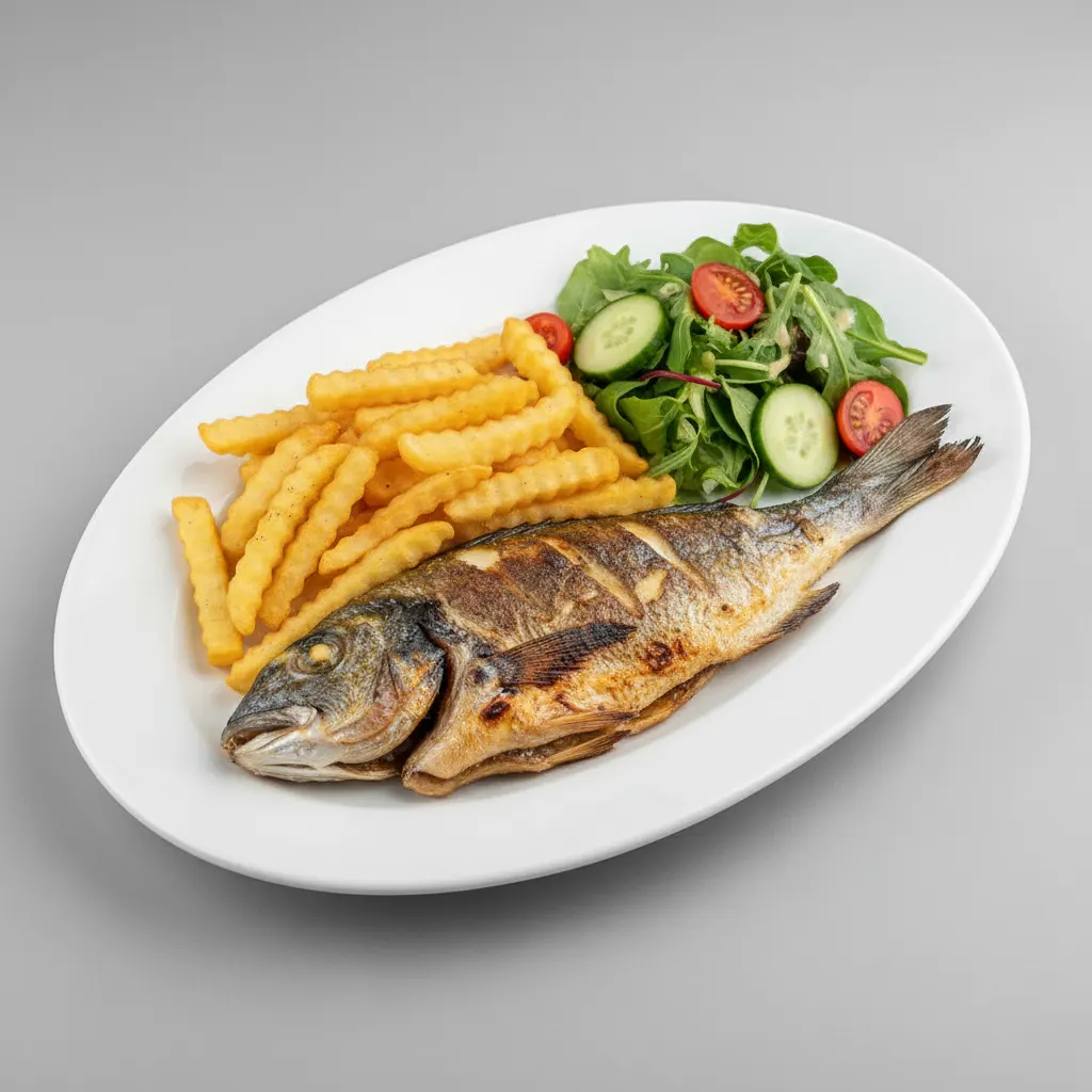 Mediterranean Grilled Whole Fish Mediterranean Grilled Whole Fish