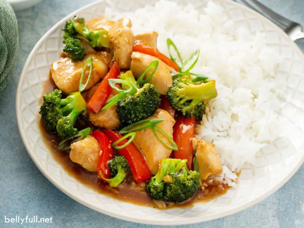 Chicken with Vegetables and White Rice [Small]