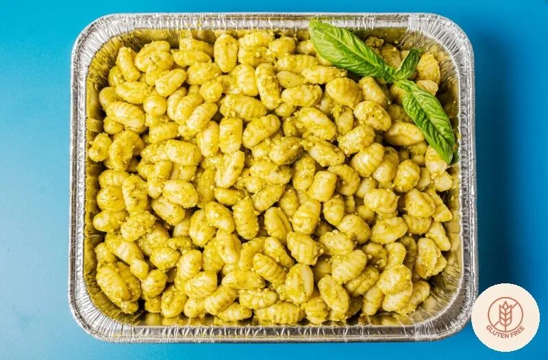 Gluten-free Gnocchi Al Pesto with Burrata - Half Tray