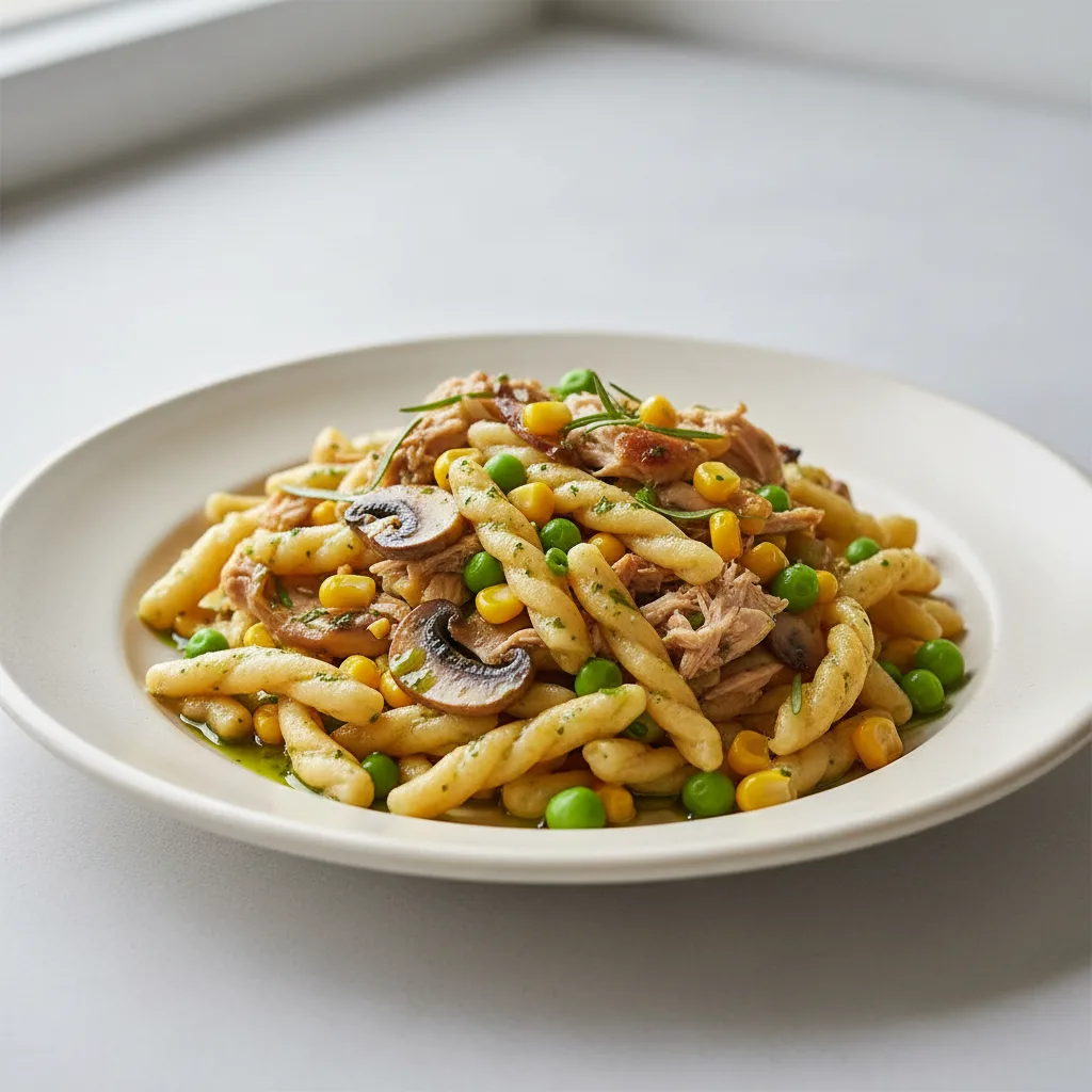 Spatzle with Smoked Chicken