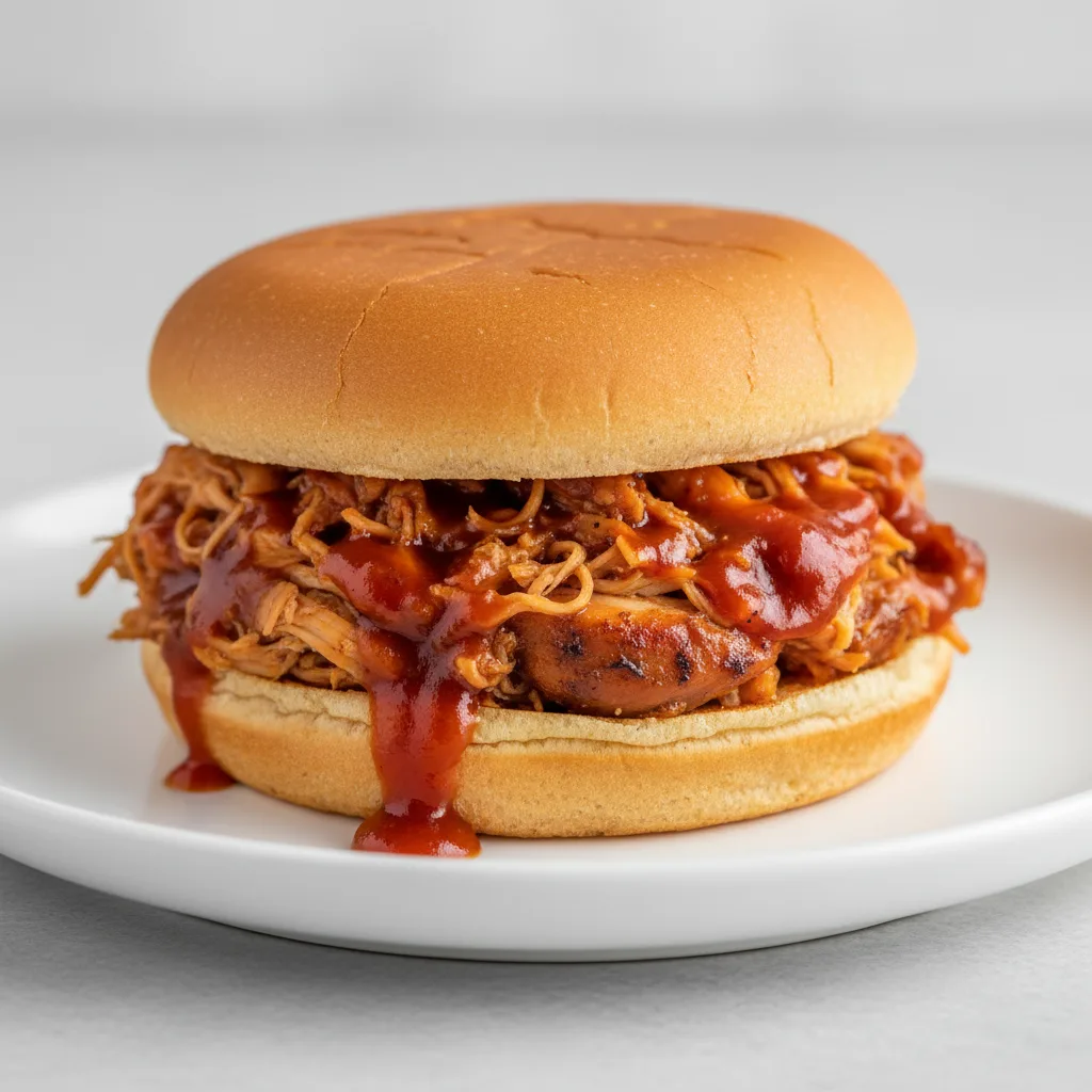 Bbq Pulled Chicken Sandwich Gluten Free Bbq Pulled Chicken Sandwich Gluten Free