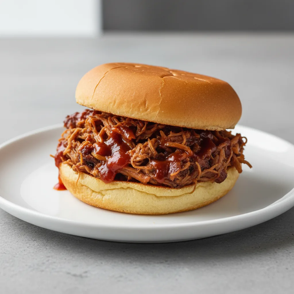 Bbq Pulled Pork Sandwich Bbq Pulled Pork Sandwich