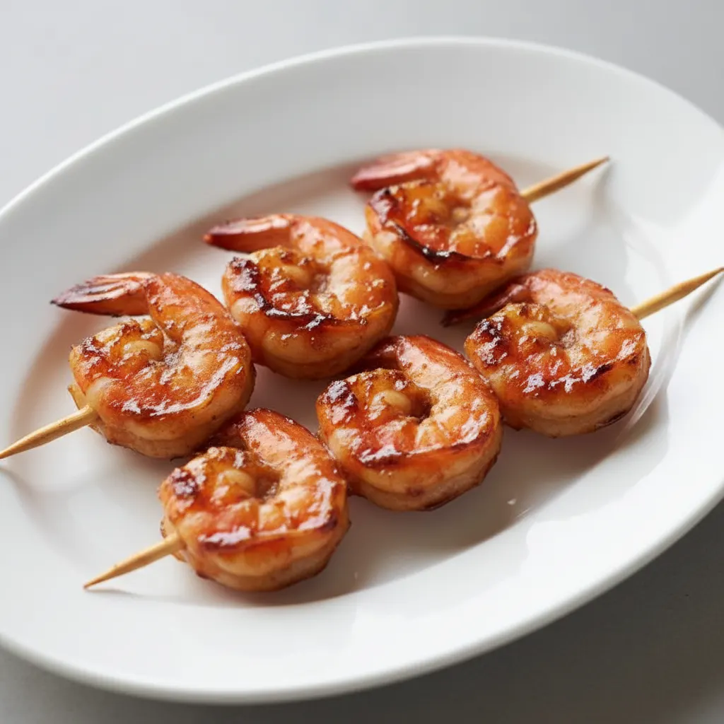 Grilled Bbq Shrimp Skewer Grilled Bbq Shrimp Skewer