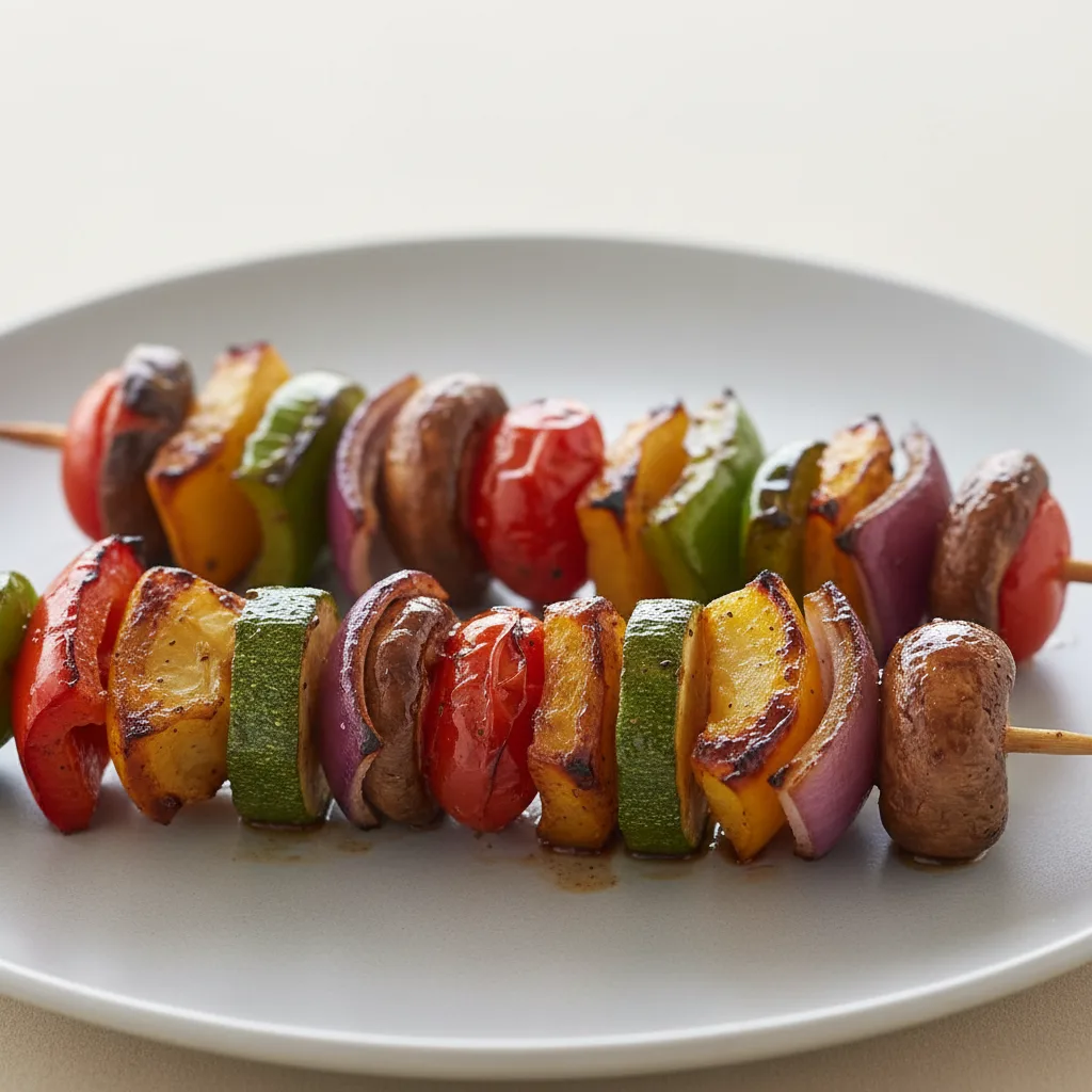 Grilled Bbq Vegetable Skewer Grilled Bbq Vegetable Skewer